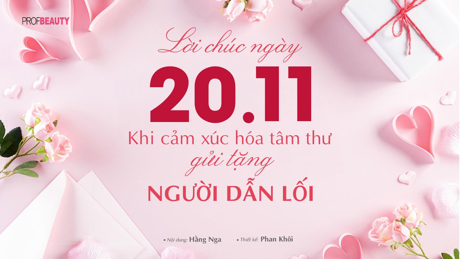 Lời chúc ngày 20/11 - Khi cảm xúc hóa tâm thư gửi tặng người dẫn lối