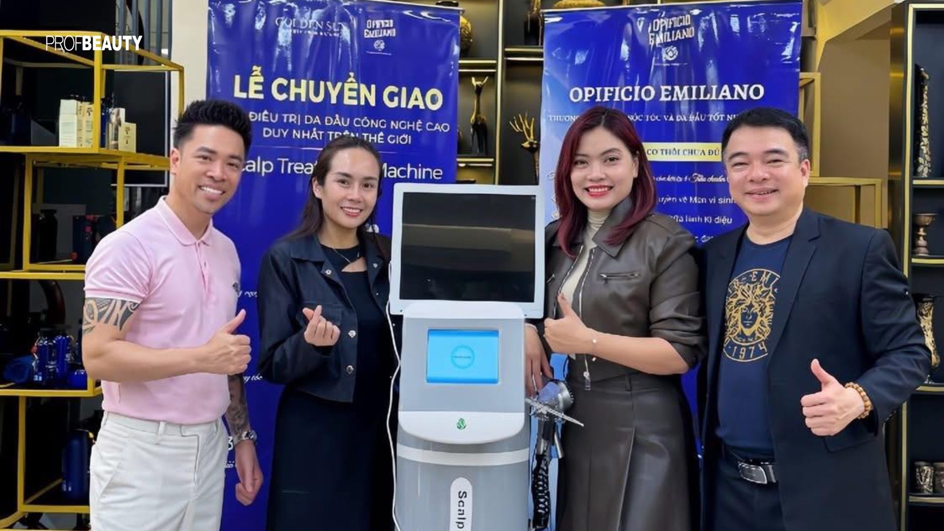 Máy điều trị da đầu Scalp Treatment Machine chính thức có mặt tại Salon Phong Vân