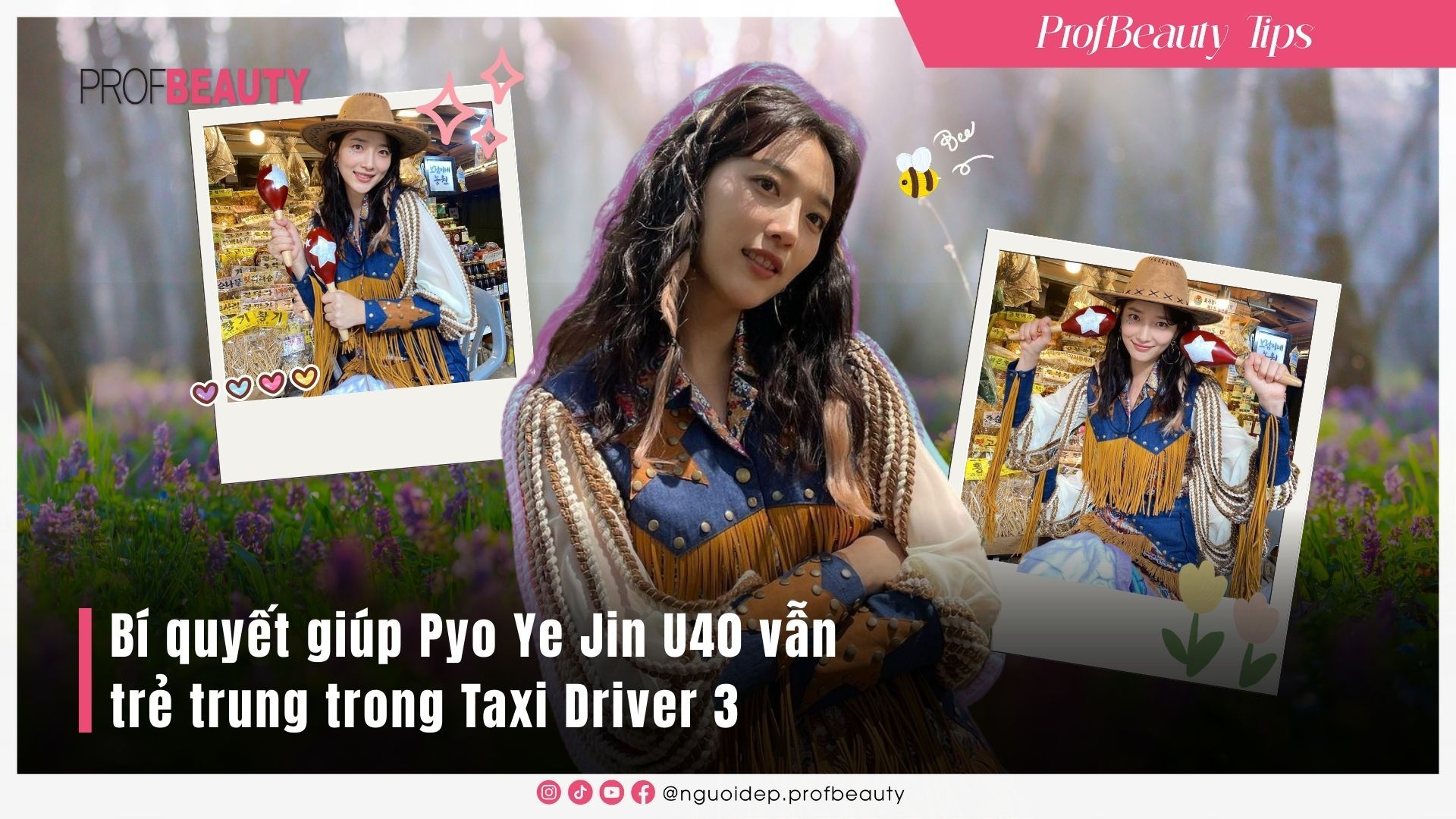 Bí quyết giúp Pyo Ye Jin U40 vẫn trẻ trung trong Taxi Driver 3