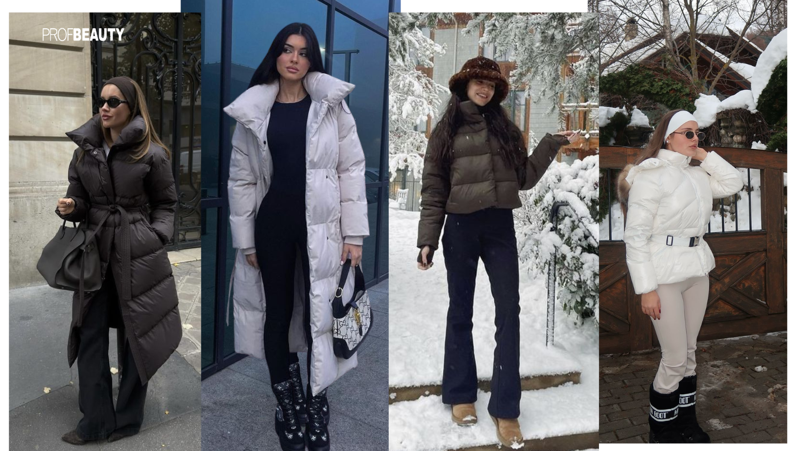 Phong cách mùa đông nổi bật với áo phao dài và ngắn