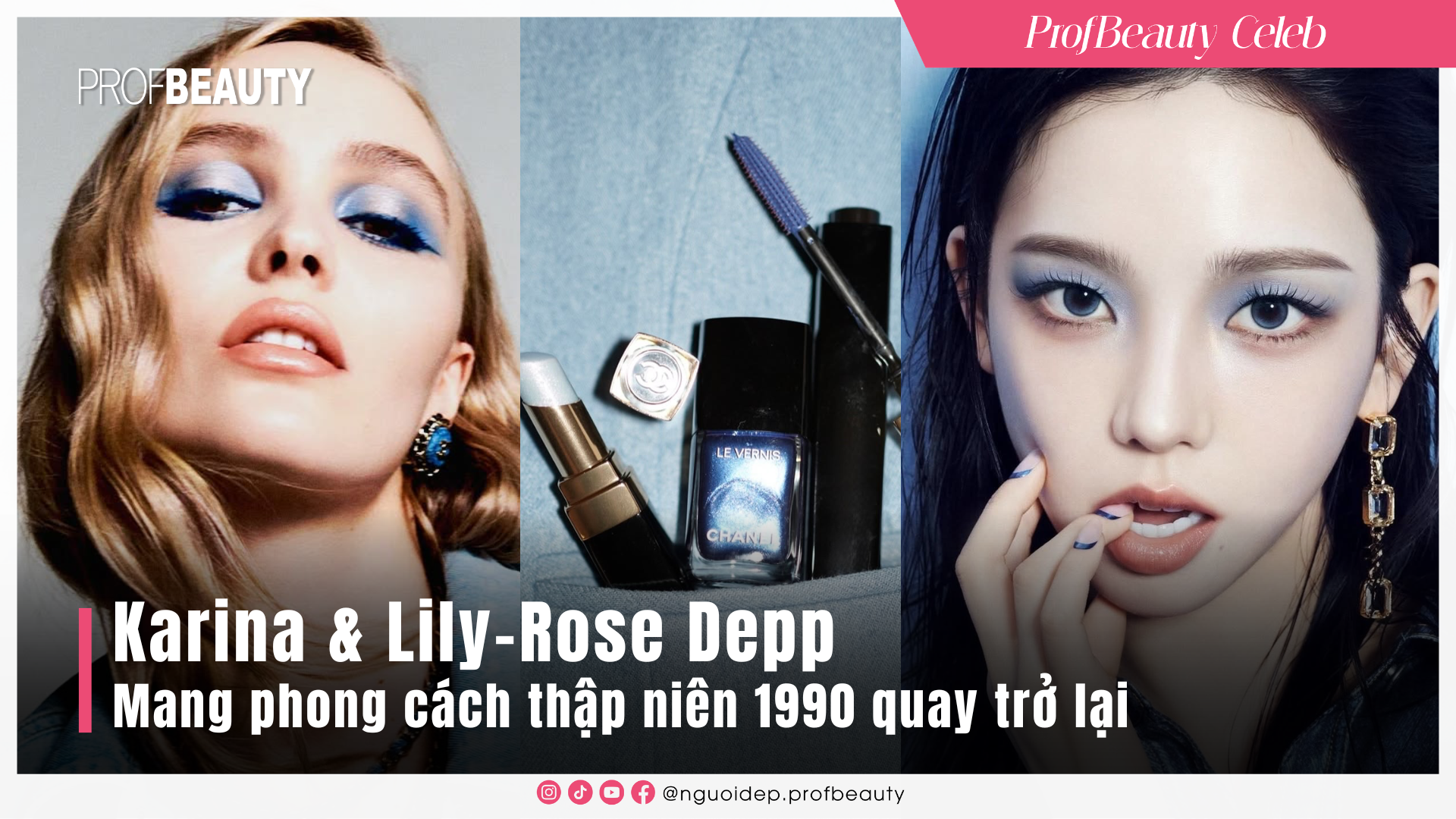 Karina cùng Lily-Rose Depp mang phong cách thập niên 1990 quay trở lại