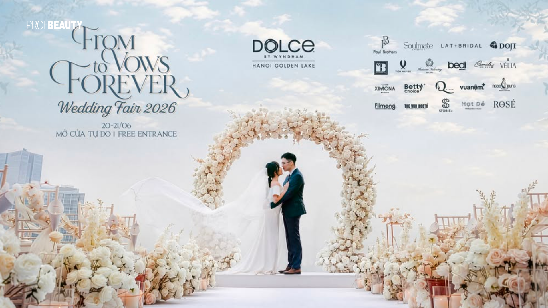From Vows To Forever: Hành trình chạm tới đám cưới trong mơ tại Dolce By Wyndham Hanoi Golden Lake