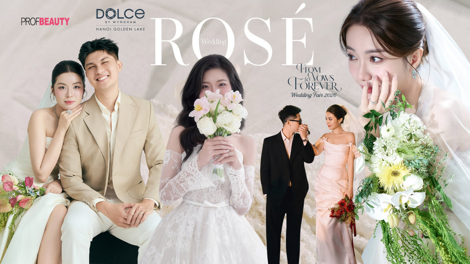 Rosé Wedding đưa ảnh cưới chạm tới giá trị nghệ thuật tại Dolce by Wyndham Hanoi Golden Lake