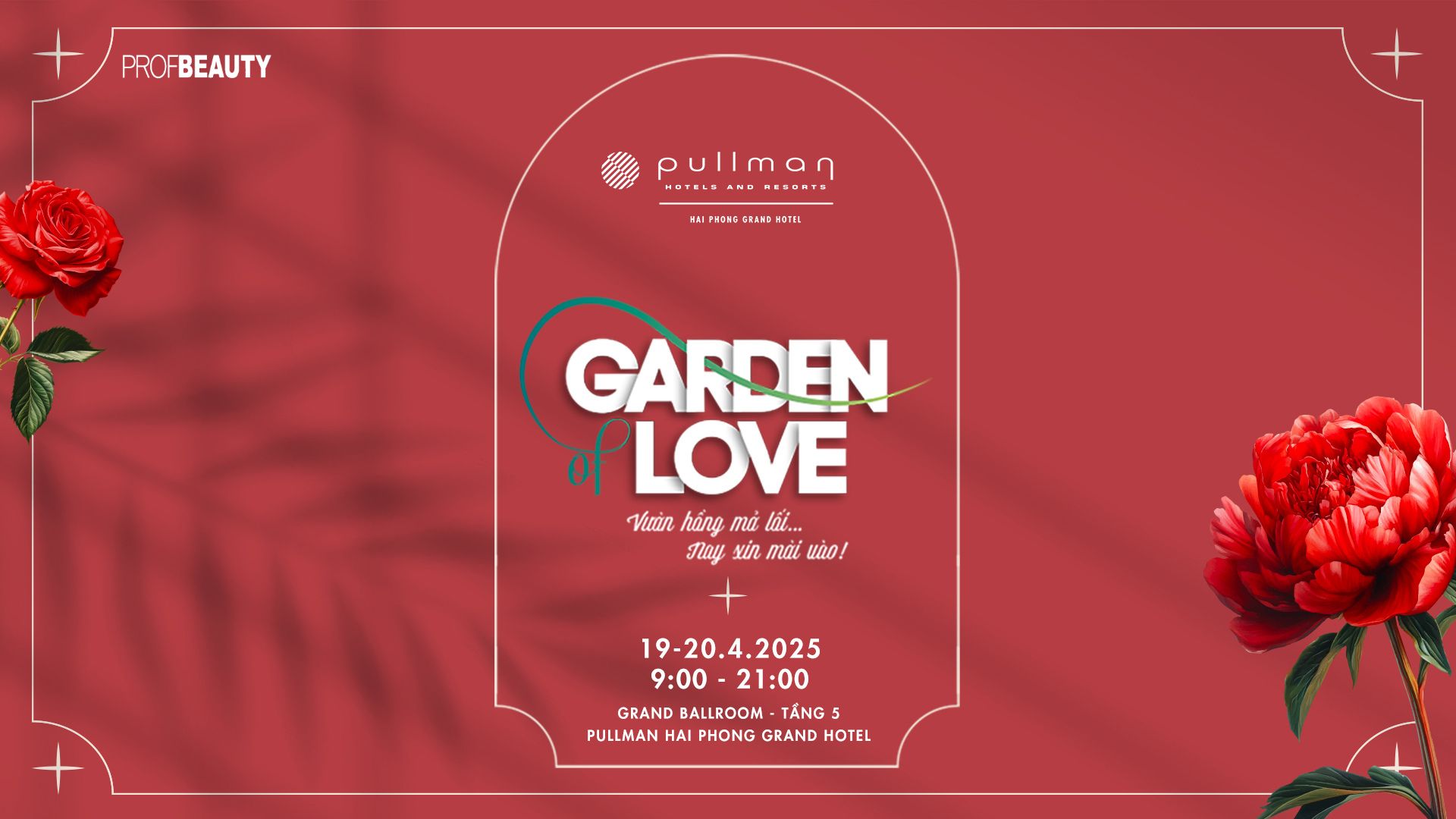 “Garden of Love” – Triển lãm cưới đầu tiên tại Pullman Hai Phong Grand Hotel