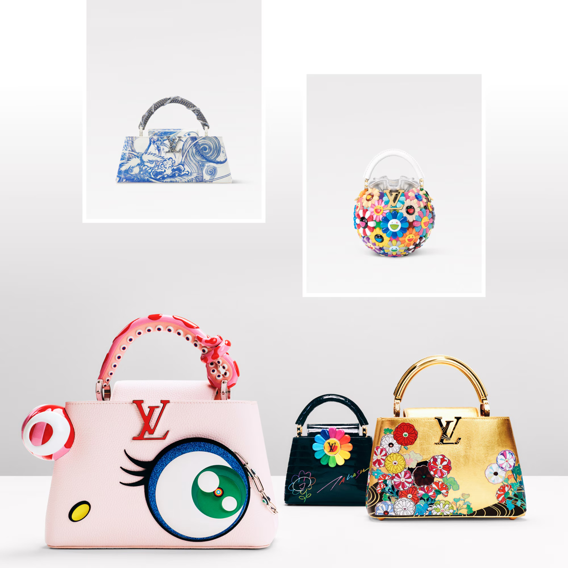 7-louis-vuitton-hoa-si-takashi-murakami-vu-tru-ky-ao-trong-bo-su-tap-Artycapucines-VII