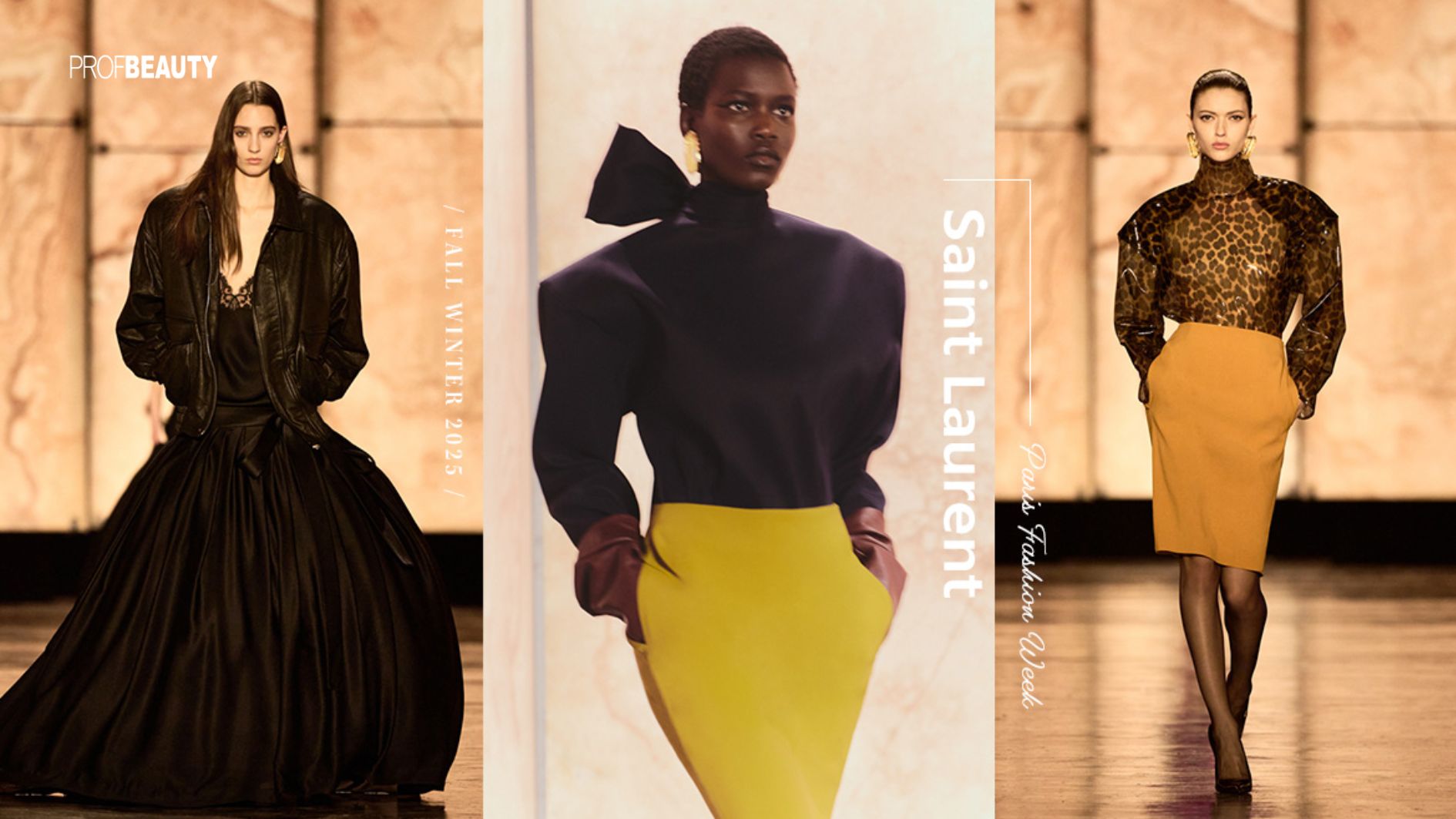 Bộ sưu tập Thu/Đông 2025 của Saint Laurent: Tuyên ngôn thời trang mạnh mẽ cho nữ giới đương đại