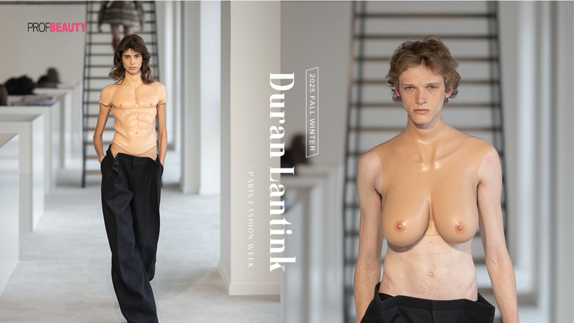 Duran Lantink Thu/Đông 2025: thách thức mọi ranh giới về giới tính