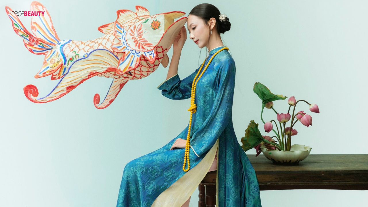 BST áo dài “Điệp Hỷ Hoa Ý”: Dáng xuân hiện hữu trong những khoảnh khắc bình dị