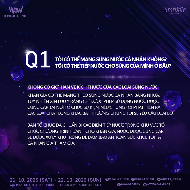 Một số quy định của chương trình