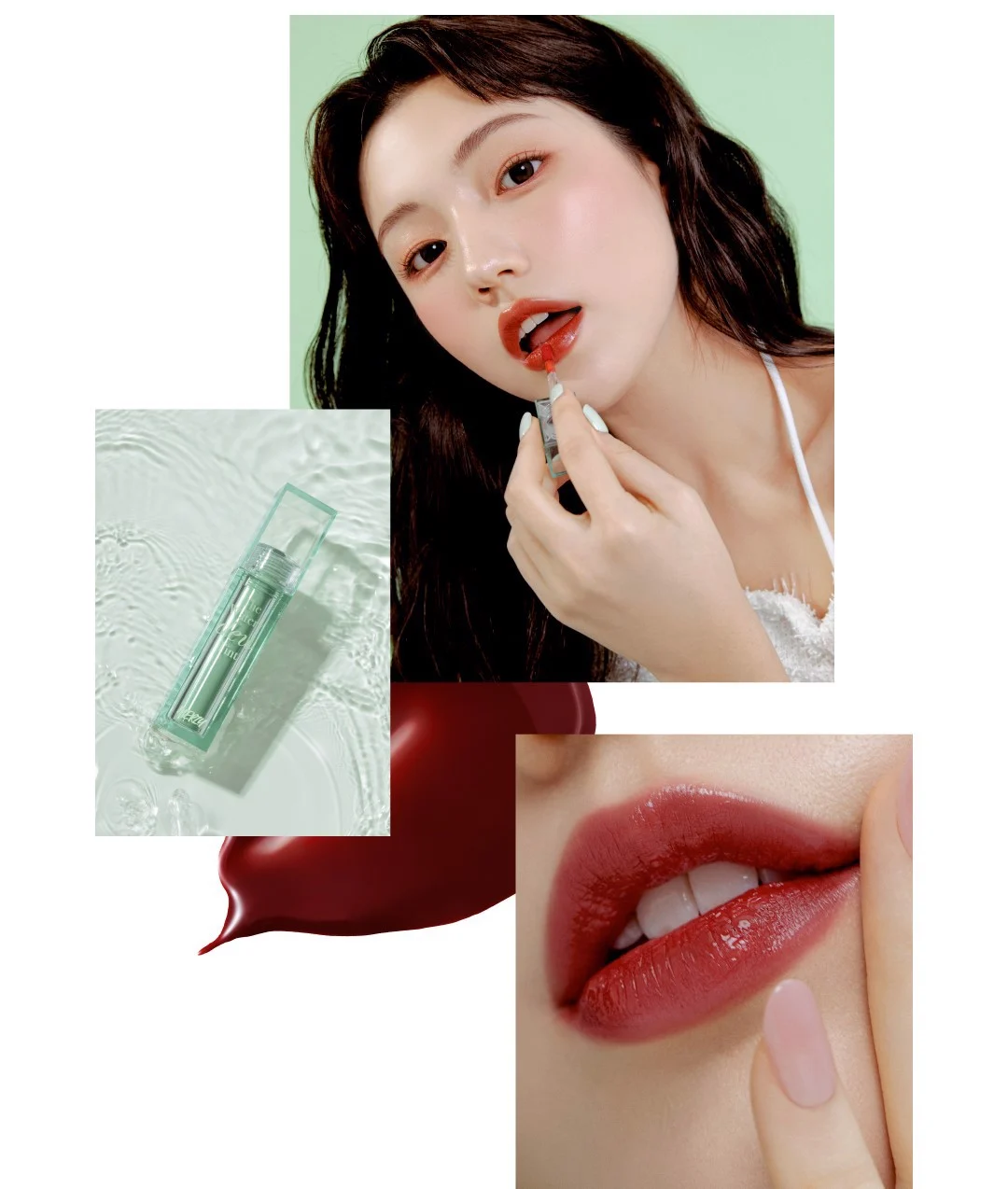 Chất son lỏng, lướt nhẹ trên môi đúng với tên gọi Watery Dew Tint