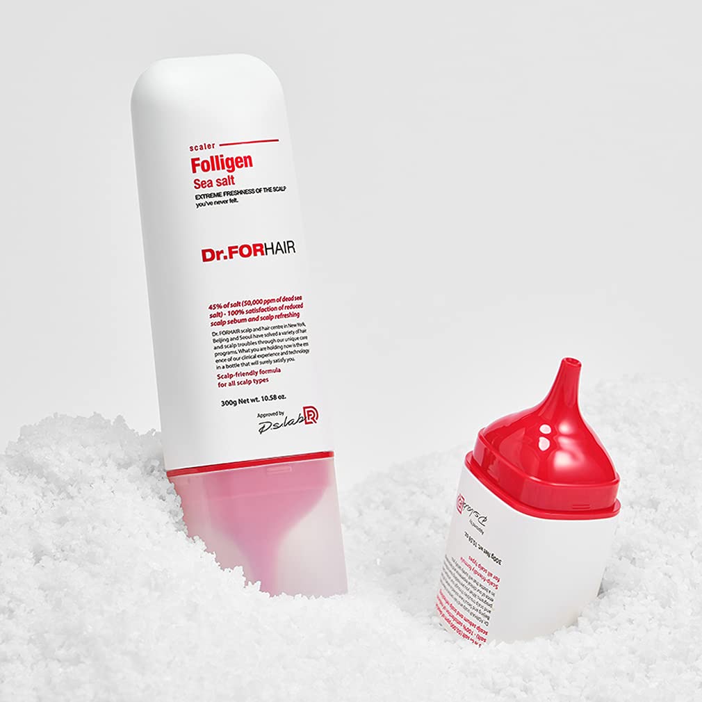 Dr.FORHAIR Sea Salt Scaler sản phẩm tẩy tế bào chết hàng đầu được nhiều người sử dụng.