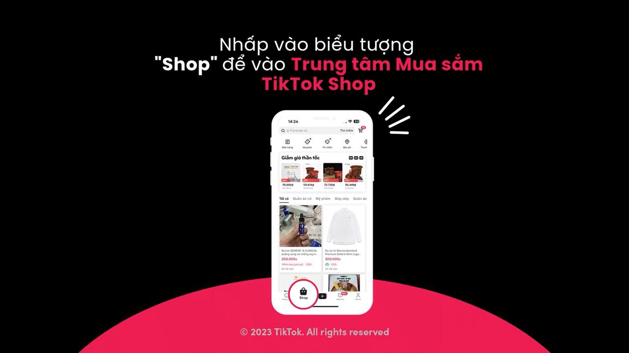 Giao diện giúp người xem mua sản phẩm một cách liền mạch (Ảnh: TikTok)